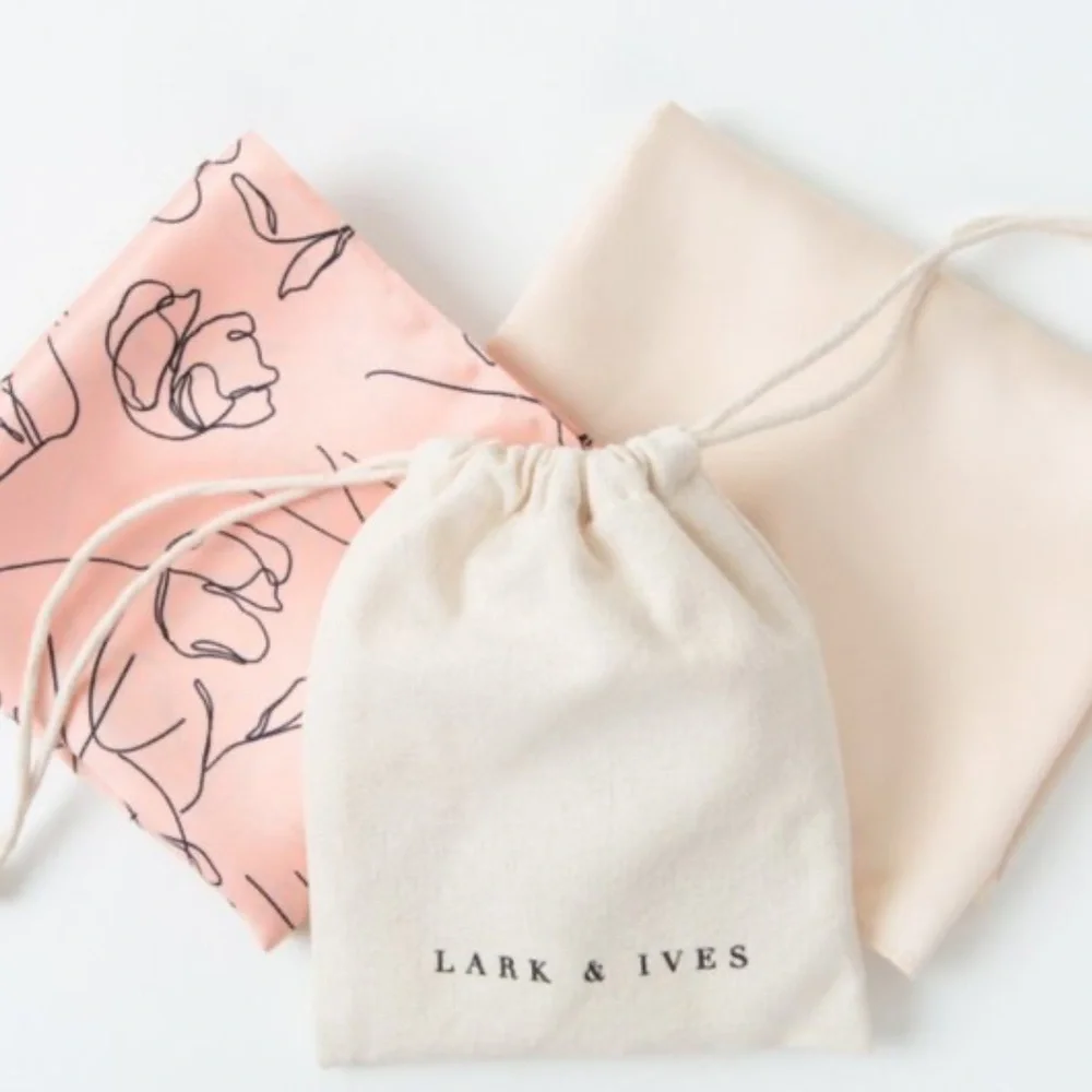 Lark & Ives Silk Satin Scarf Set‎